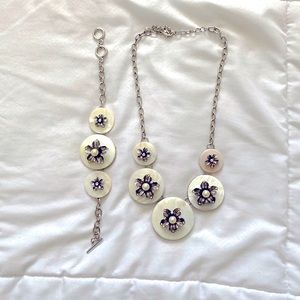 Silver and Gray necklace